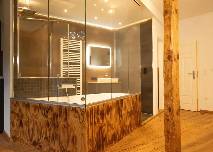 شقة Loft Mit Grosser Badewanne A